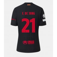 Maglia Calcio Barcelona Frenkie de Jong #21 Seconda Divisa 2024-25 Manica Corta